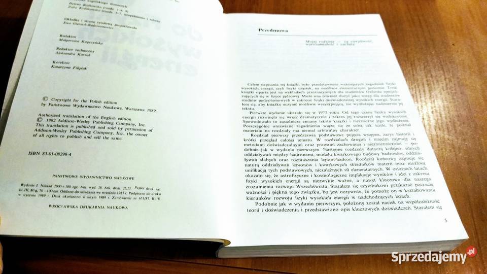 Wstęp do fizyki wysokich energii D H Perkins Gdańsk