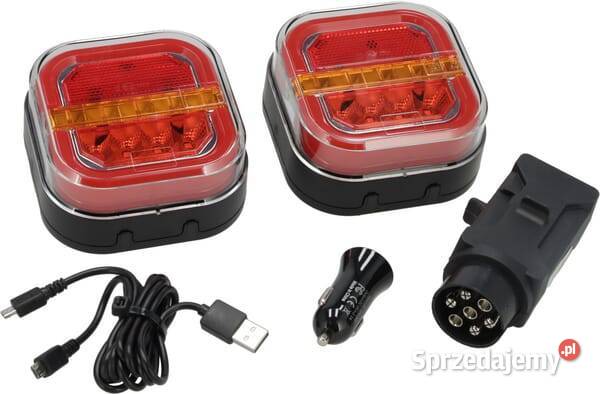 Zestaw bezprzewodowych lamp tylnych LED LA60040R Kamionna
