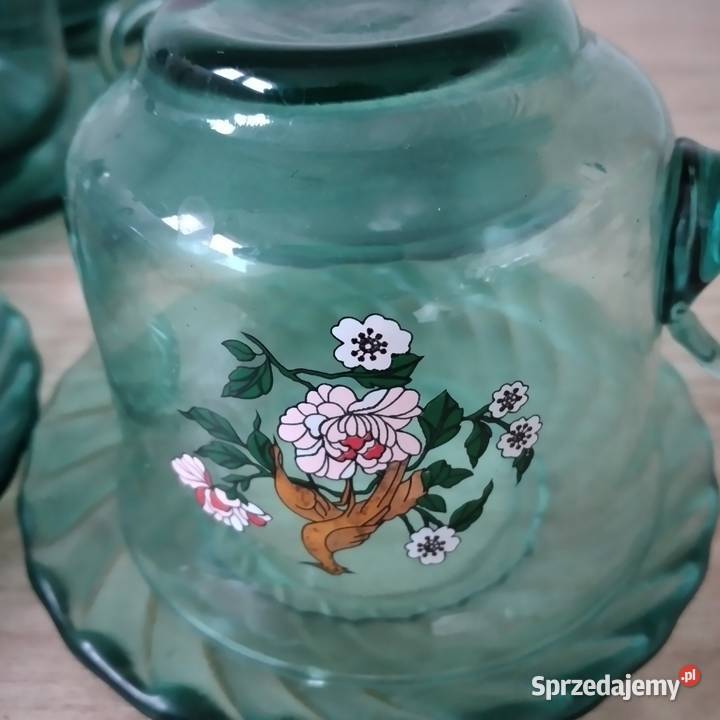 filiżankiszkło PRL małopolskie Bukowno