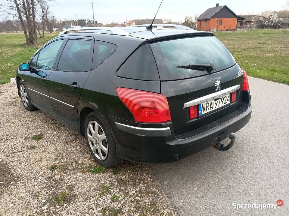 Peugeot 407 SW 20 HDi 140 2005r panorama 6 mazowieckie