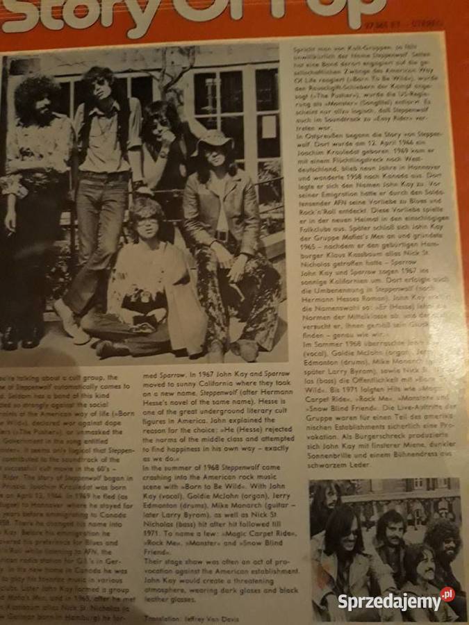 STEPPENWOLF The Story of Steppenwolf hard rock Rzeszów