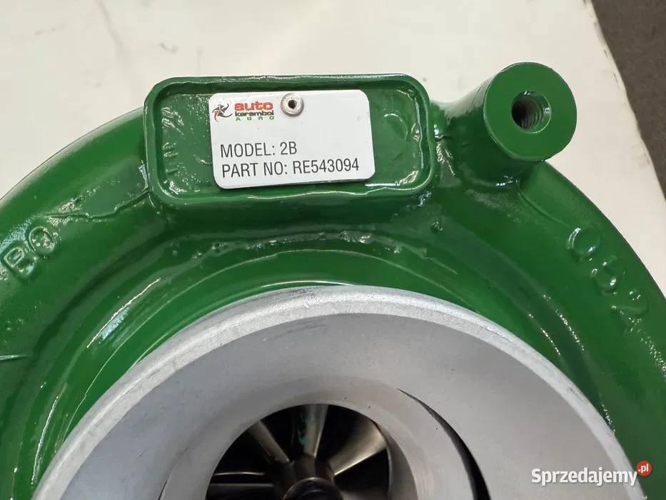 Turbosprężarka Regenerowana JOHN DEERE Harvester Silnik i osprzęt Ogrodniczki