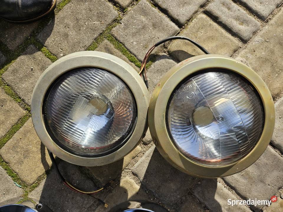 Lampy przednie oświetlenie Syrena Żuk Warszawa Lampy przednie Łódź