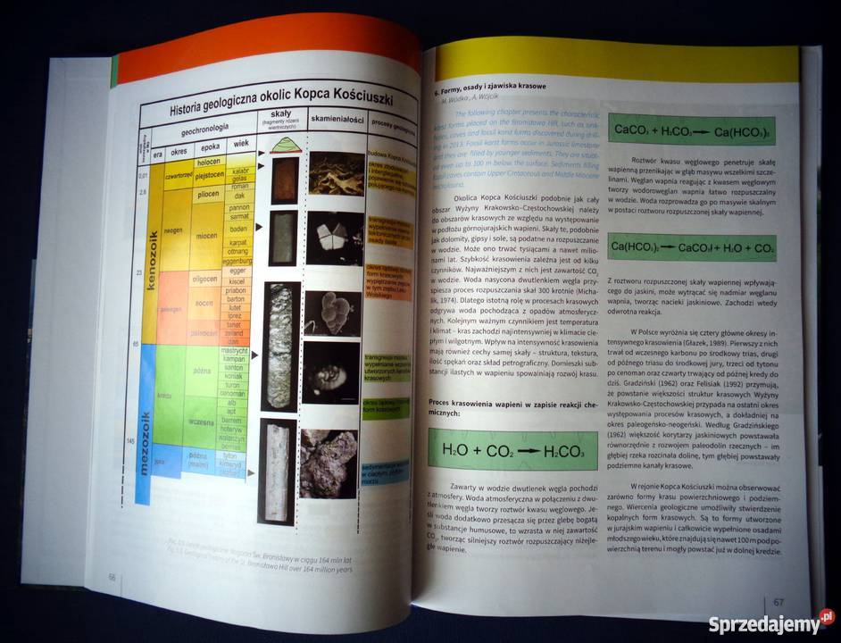 Sprzedam Kopiec Kościuszki i jego podłoże geografia, geologia, turystyka Kraków