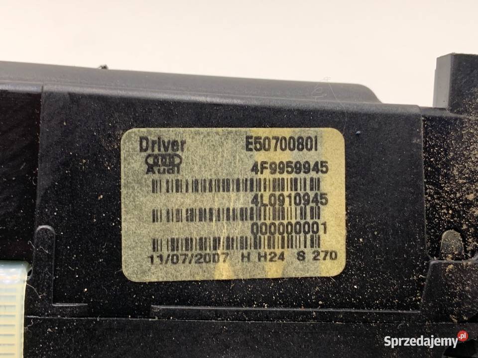 SIŁOWNIK TELESKOP KLAPY LEWY AUDI Q7 4L podkarpackie