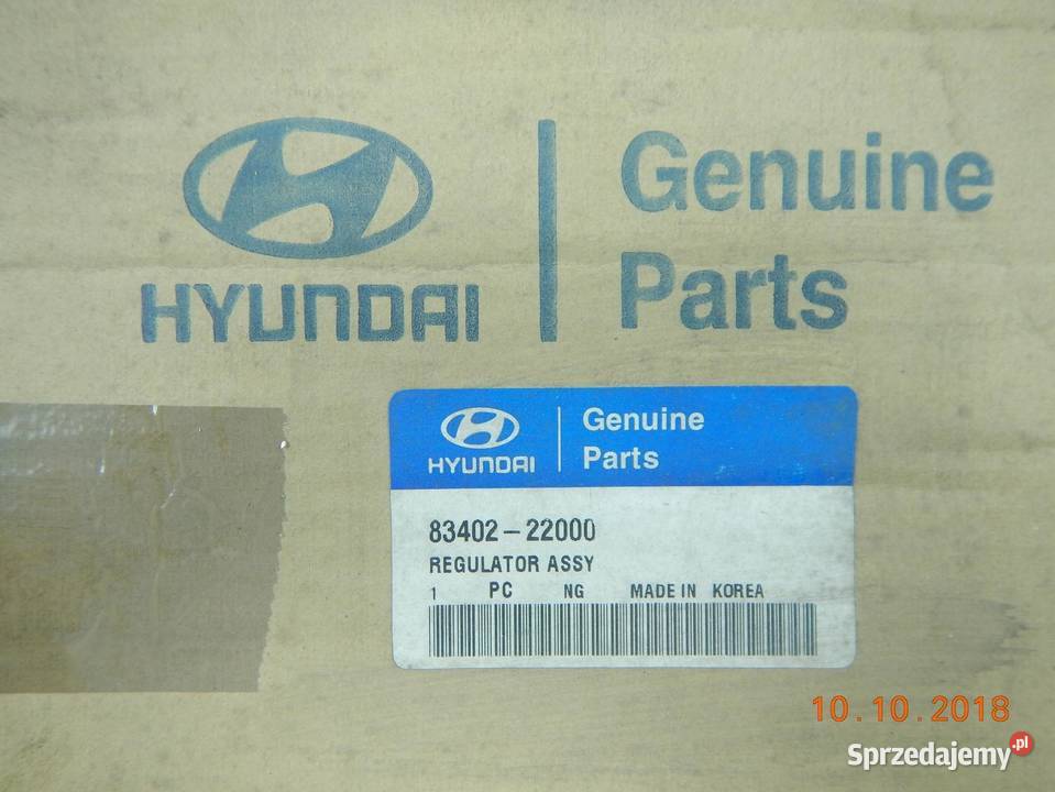 MECHANIZM OPUSZCZANIA SZYBY HYUNDAI ACCENT LEWY lubelskie