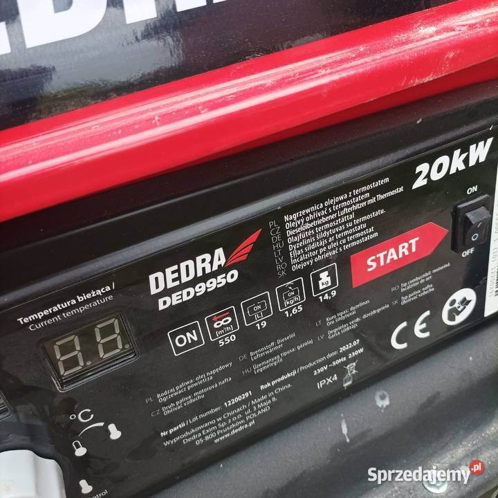 Nagrzewnica dedra Bartoszyce sprzedam