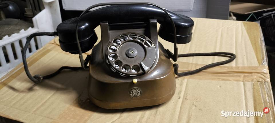 Telefon RTT 56 obudowa miedziana zabytek antyk podkarpackie Lutoryż sprzedam