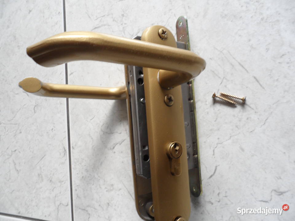 klamka z szyldem zamek72 50 wkladka moś klucz sprzedam