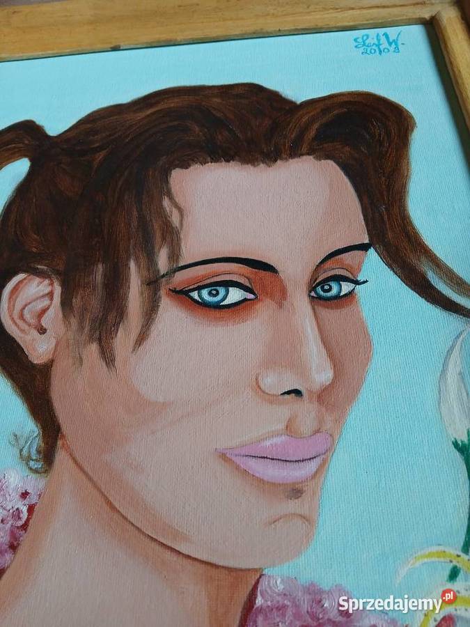 Obraz olejny portret Obrazki i obrazy Kraków