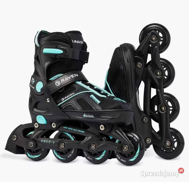 Rolki regulowane RAVEN Pulse BlackCyan 4043 Głuchów Górny
