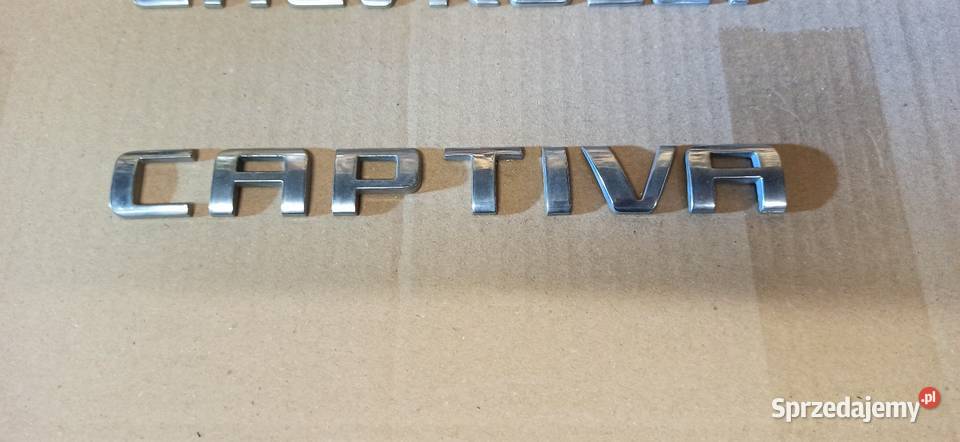 Emblemat logo CHEVROLET CAPTIVA oryginał Dębica sprzedam