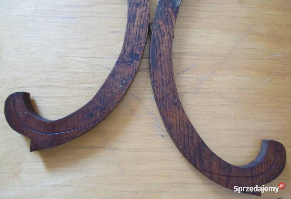 Stare drewniane rzeźbione ornamenty ozdoby mebla mazowieckie