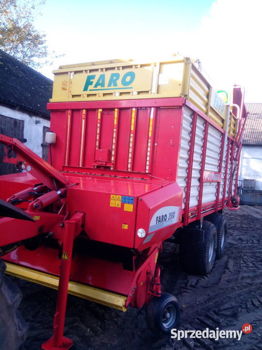 Przyczepa samozbierająca Poettinger Faro 3500 Łacha