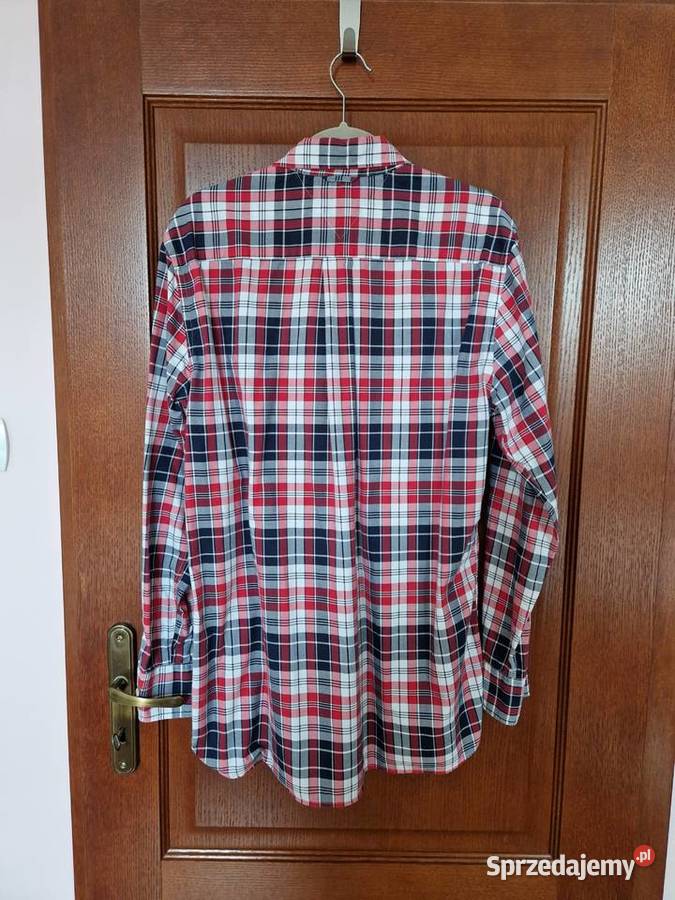 Koszula męska w kratę Tommy Hilfiger rozmiar L Bibice