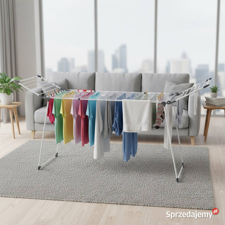 Stojąca suszarka na pranie odzież bieliznę wielkopolskie