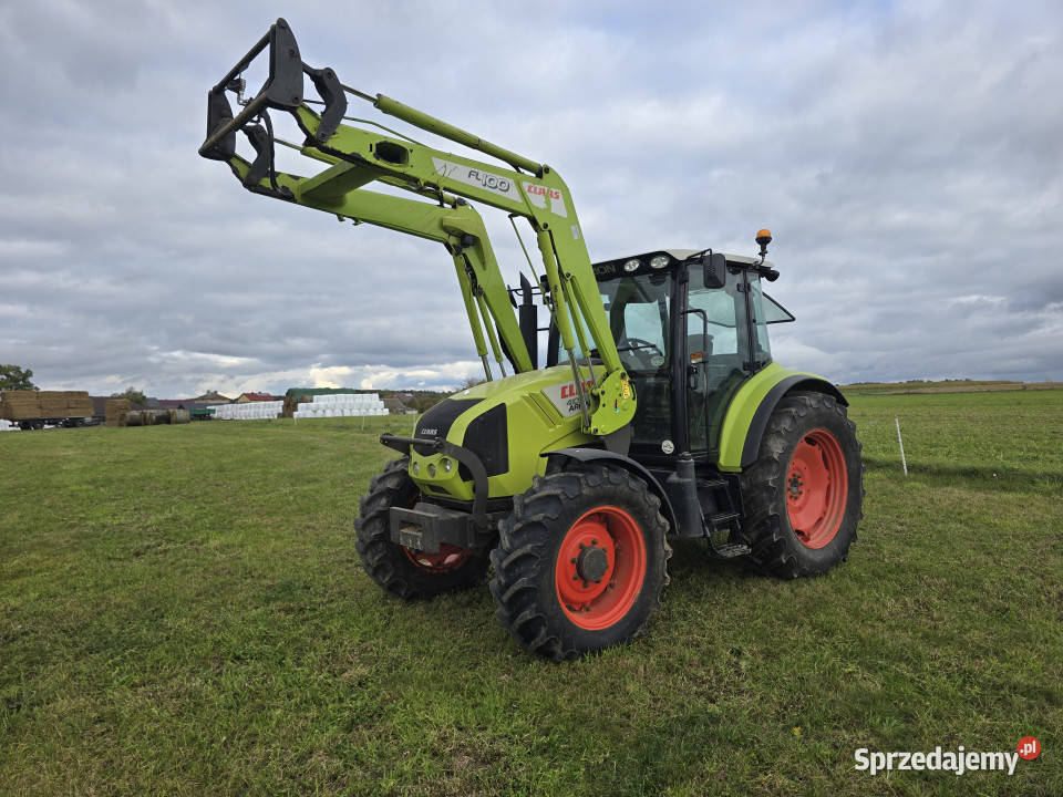 Ciągnik CLAAS Arion 410 z ładowaczem TUR FL100 Napęd 4x4 Jedwabne