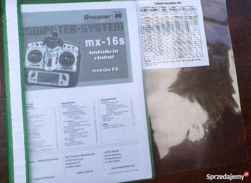 Aparatura GRAUPNER MX16s walizka alu Warszawa