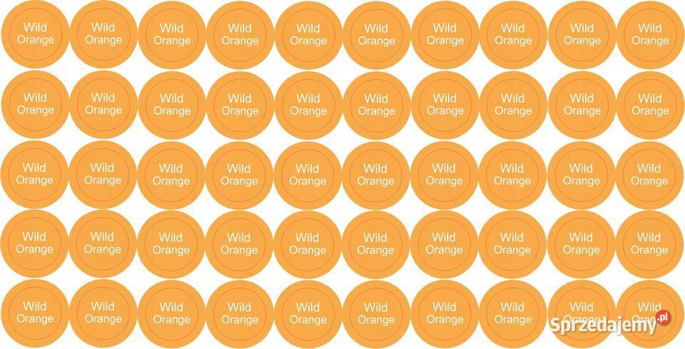 Etykiety naklejki na olejki eteryczne Wild małopolskie Kamionna sprzedam