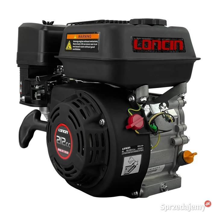 Silnik spalinowy benzynowy Loncin LC170F2 7 wał