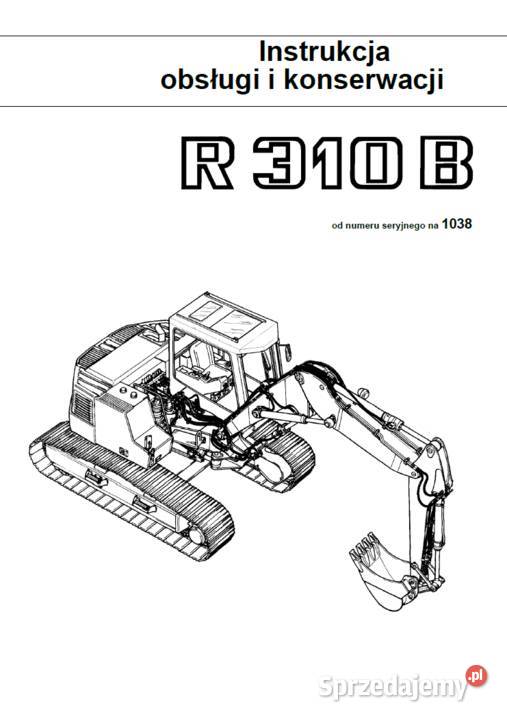 LIEBHERR R 310 B instrukcja obsługi POLSKU Gdańsk