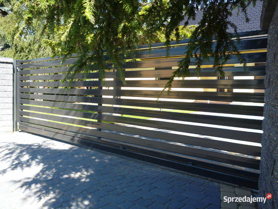 Brama przesuwna 400x120 MASTER 83 ogrodzenie Kalisz