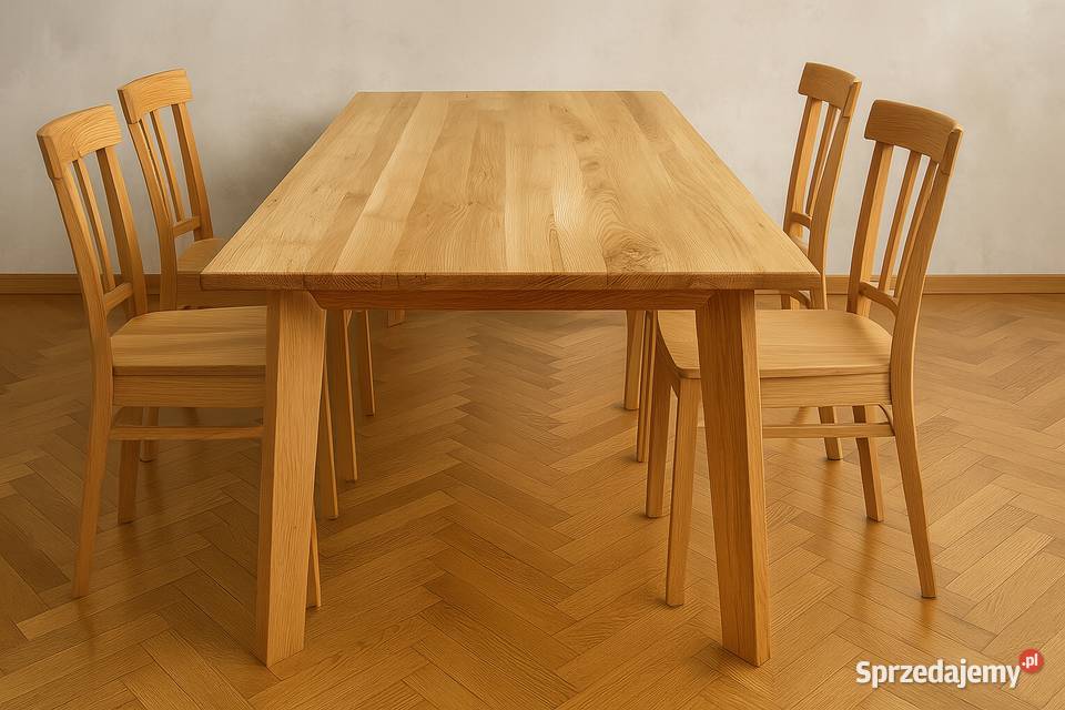 Stół Dębowy LOFT 100 Lite Drewno DĄB Rozkładany zachodniopomorskie Szczecin