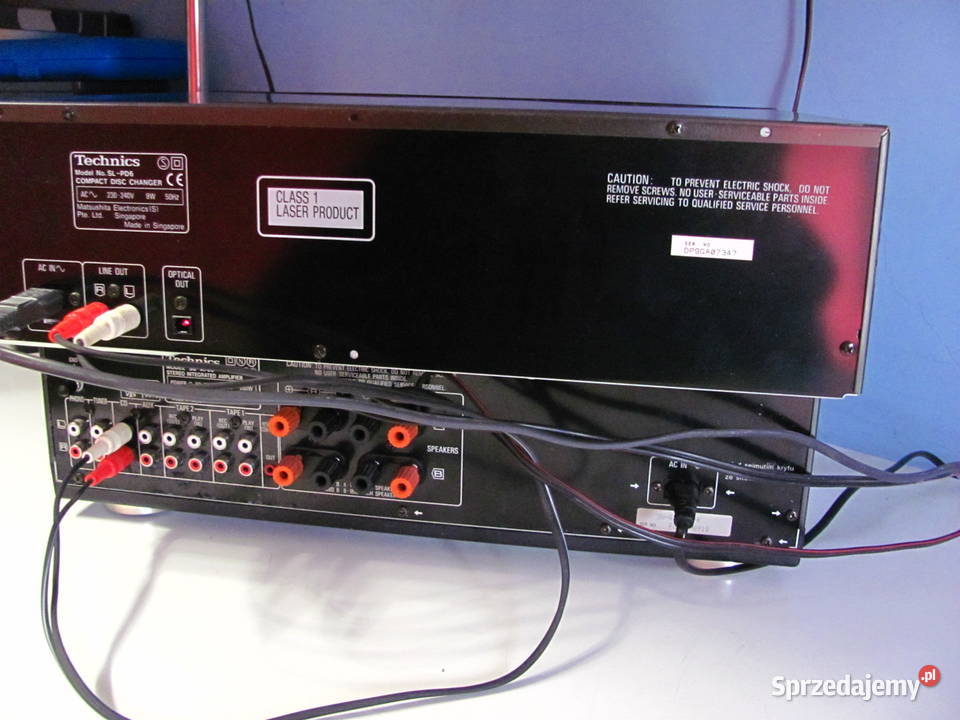 Odtwarzacz CD Technics SLPD6 zmieniarka na 5
