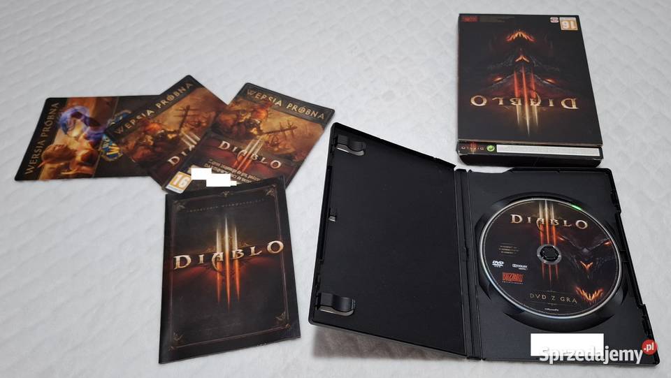 Diablo 3 Blizzard 2012 DVD Media Kolekcja