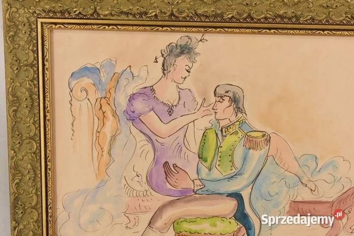 Maja Berezowska Romantyczna Para Łożu