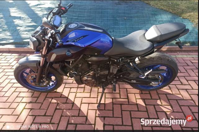 Yamaha mt07 A2 akrapovic 2019r Limanowa