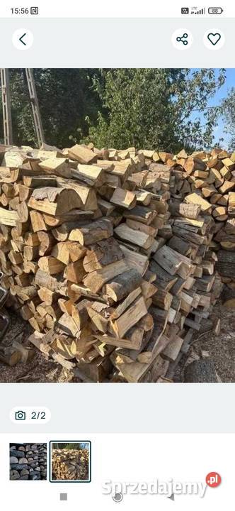 Dębowe drewno kominkowe suche pomorskie