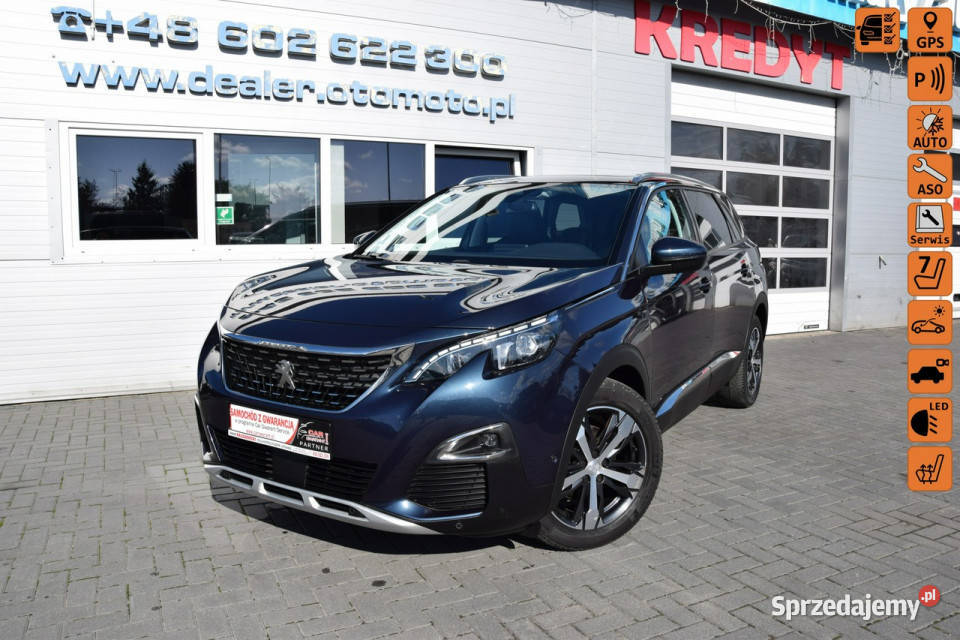 Peugeot 5008 1.2i 7-osób 100% bezwypadkowy Panorama Navi Kamera Euro-6b 15…