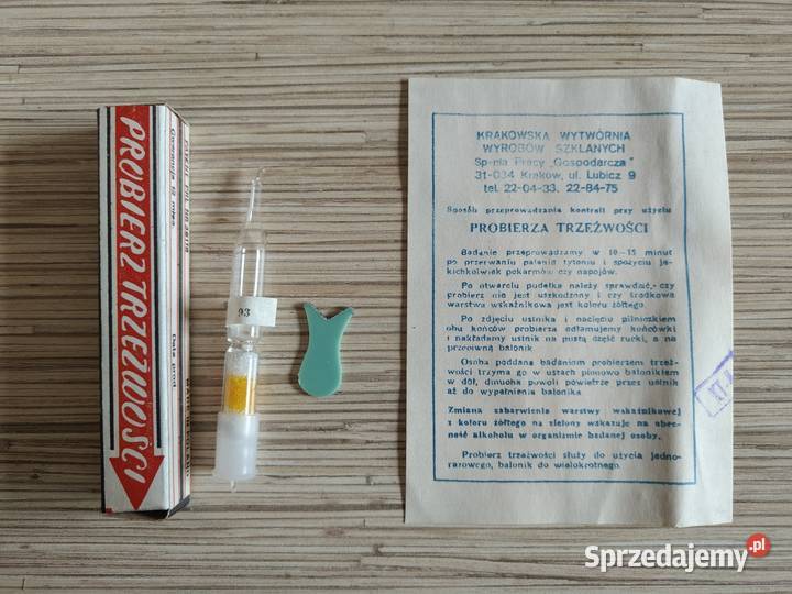 PROBIERZ trzeźwości Malbork sprzedam