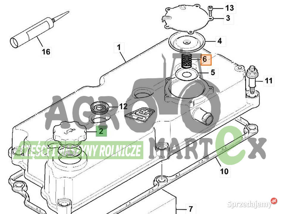 32007573 32007573 SPRĘŻYNA ODMY JCB JCB Wichrów
