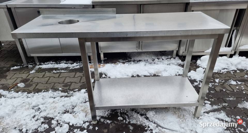 Stół Gastronomiczny Z Dziurą Na Odpady 1405085 M wielkopolskie Nowe Skalmierzyce