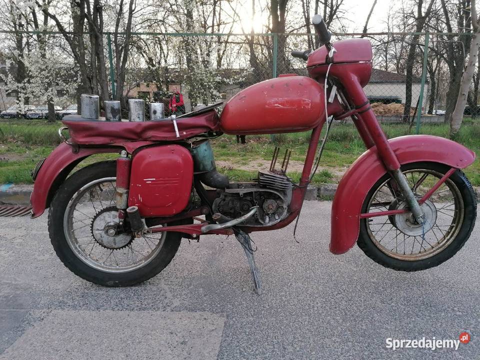 Jawa cz 175 typ 450 Poznań 5442km Pamiątkowo