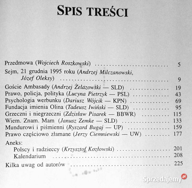 Szara księga Radosław Januszewski Jan Strękowski Chełm sprzedam