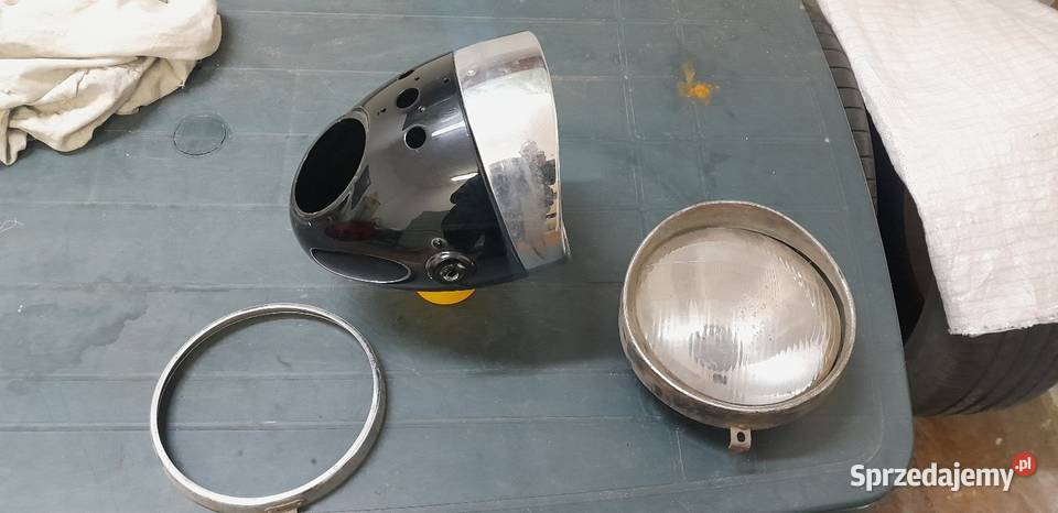 Ural Dniepr ruski boxer lampa przód kujawsko-pomorskie Grudziądz