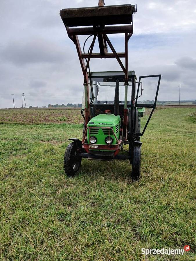 Deutz 5206 z turem ładowaczem Chybice
