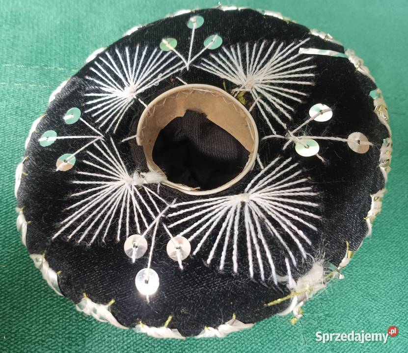 Miniaturowe meksykańskie sombrero vintage Zbylitowska Góra