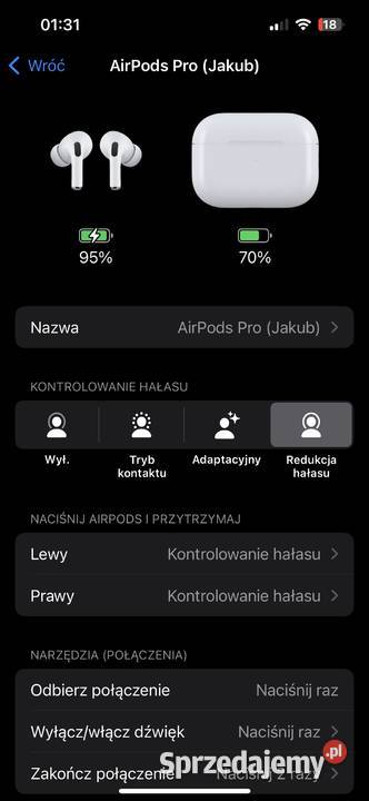 Oryginalne słuchawki Apple Air Pods Pro 2 Słuchawki i głośniki podkarpackie Rzeszów