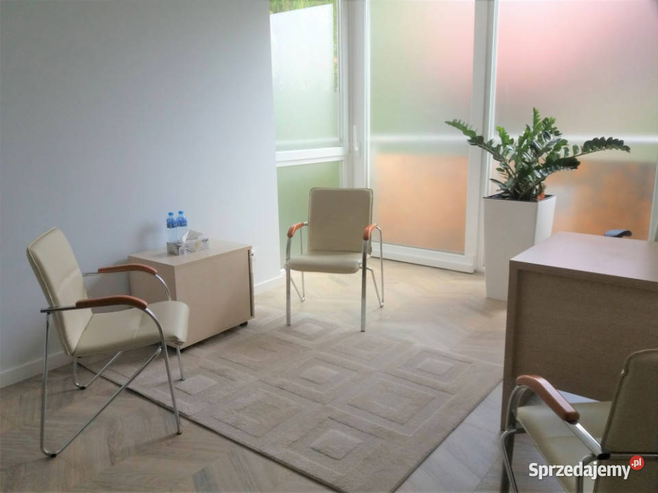 Cichy gabinet z poczekalnią psychologa 17m2 Warszawa