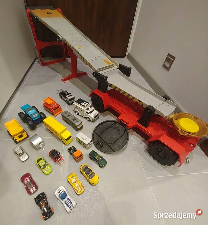 Hot Wheels Monstertruck naczepa składany tor Toruń sprzedam