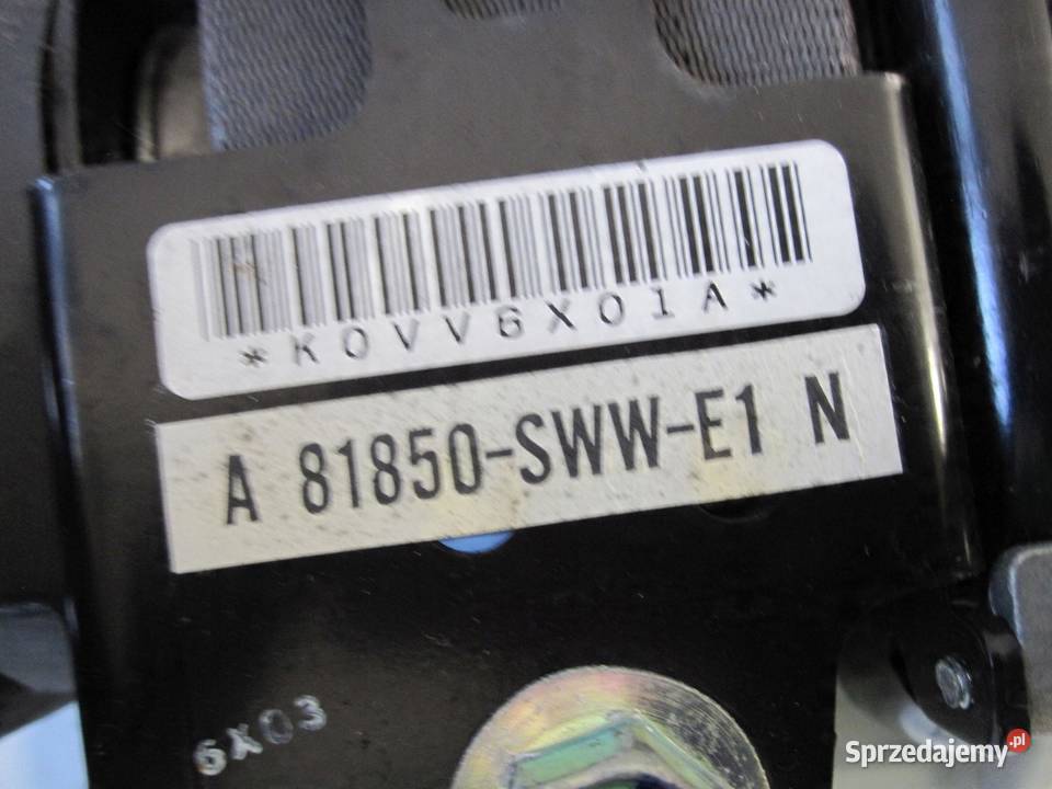HONDA CRV III 07r pas bezpieczeństwa lewy przód osobowe