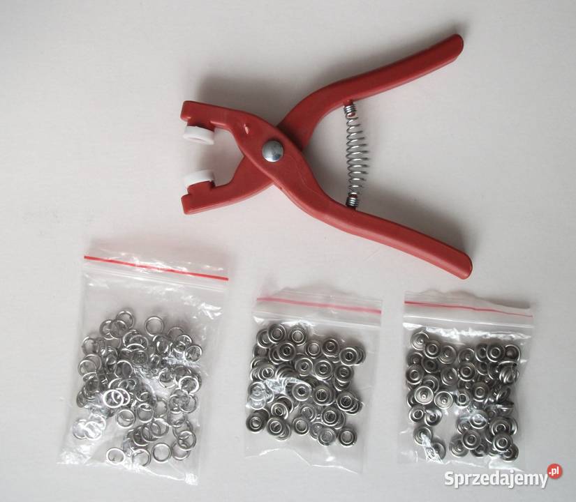 Zestaw Zatrzasków 50 ze Szczypcami Montażowymi Sieradz