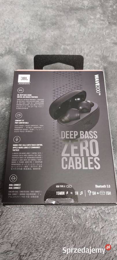 Słuchawki JBL TWS 200 NOWE Pszczyna
