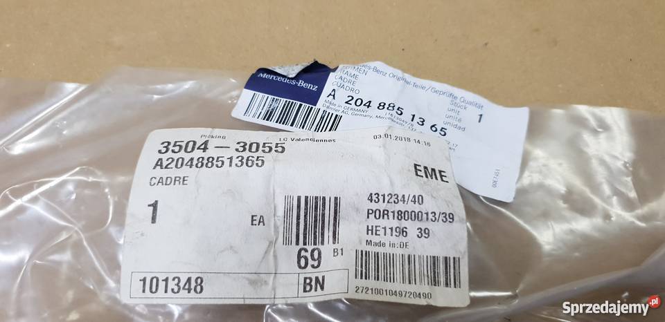 MERCEDES C KLASA W204 KOMBI ŚLIZG ZDERZAKA LEWY Bieleń sprzedam