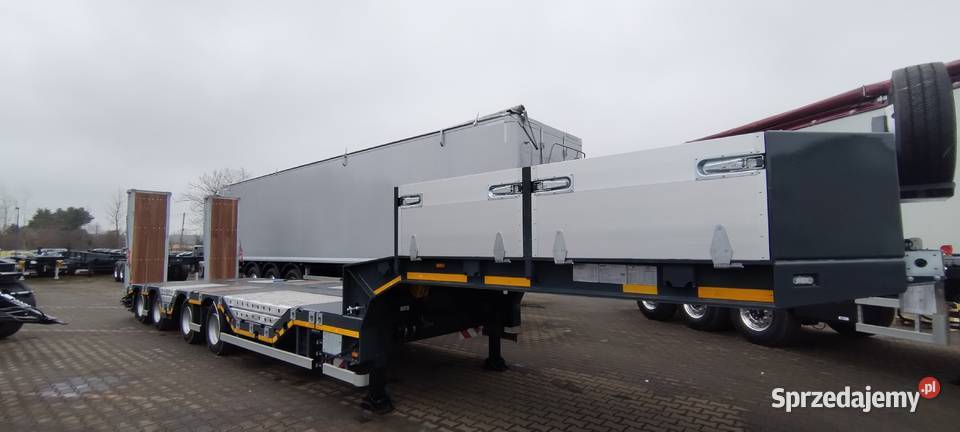 Naczepa 4 osiowa niskopodwoziowa rozciągana nowa Poznań