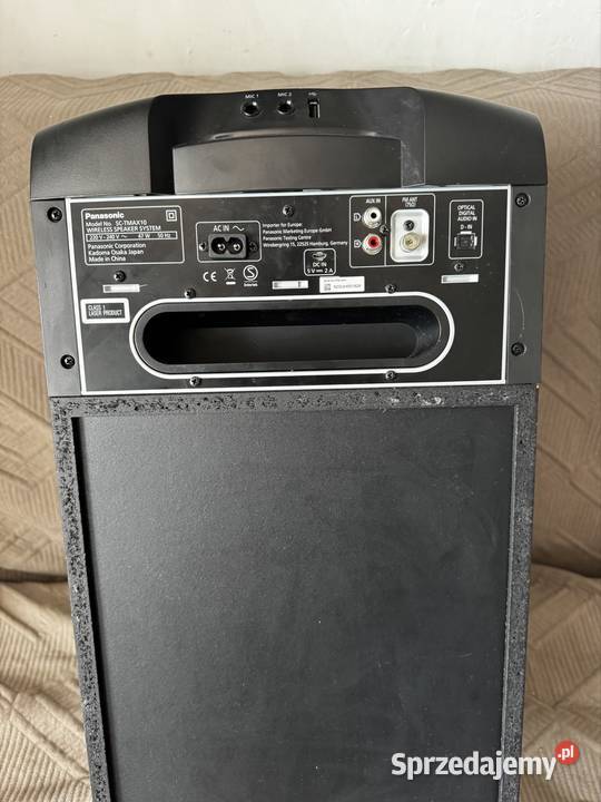 Panasonic SCTMAX10 głośnik Bluetooth 300W Słuchawki i głośniki